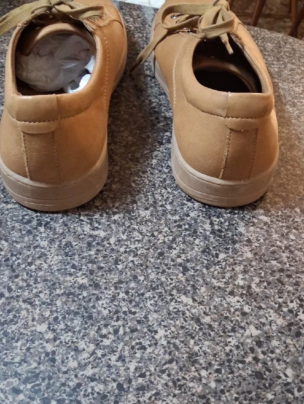 J&M Men's Lace-Up Sneakers in Tan Size 9M